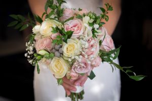 Bridal flower bouquet photograph by Essex wedding photographer Eyeshine Photography