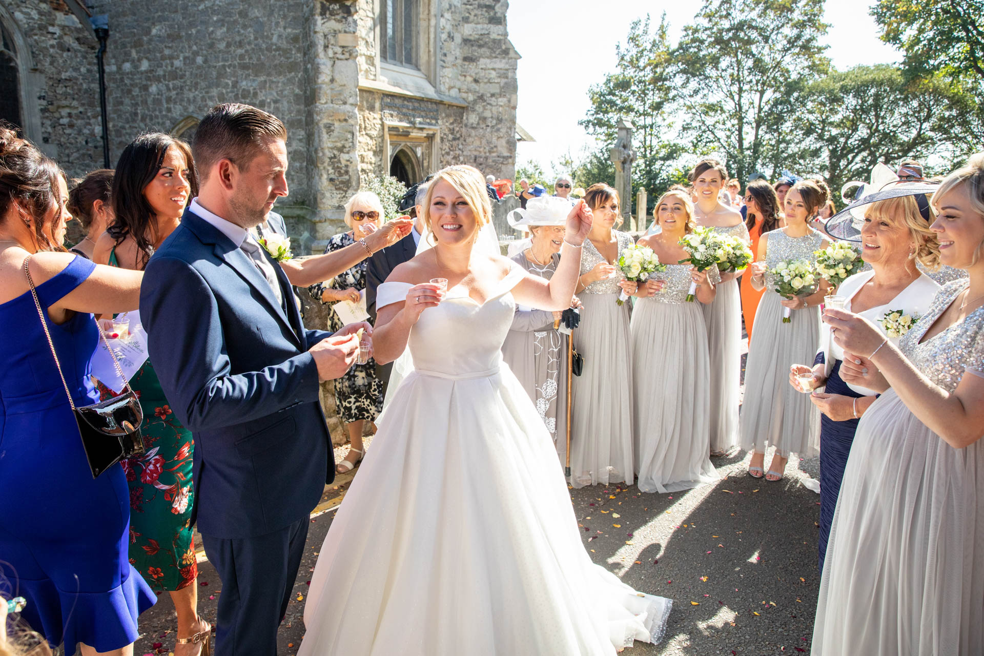 Wedding photography St Clements Church Leigh-on-Sea Essex