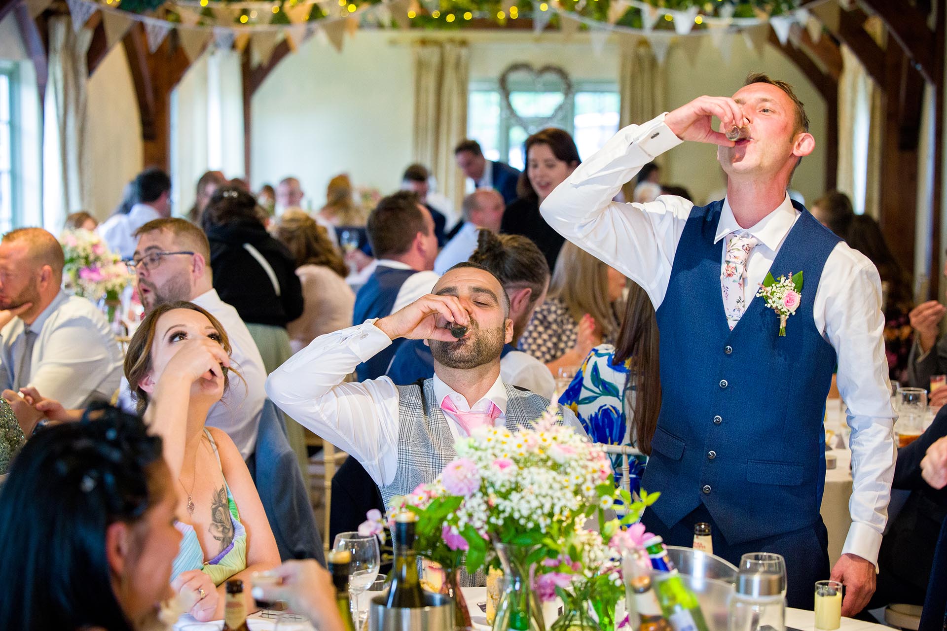 Essex reportage wedding photography at The Compasses at Pattiswick