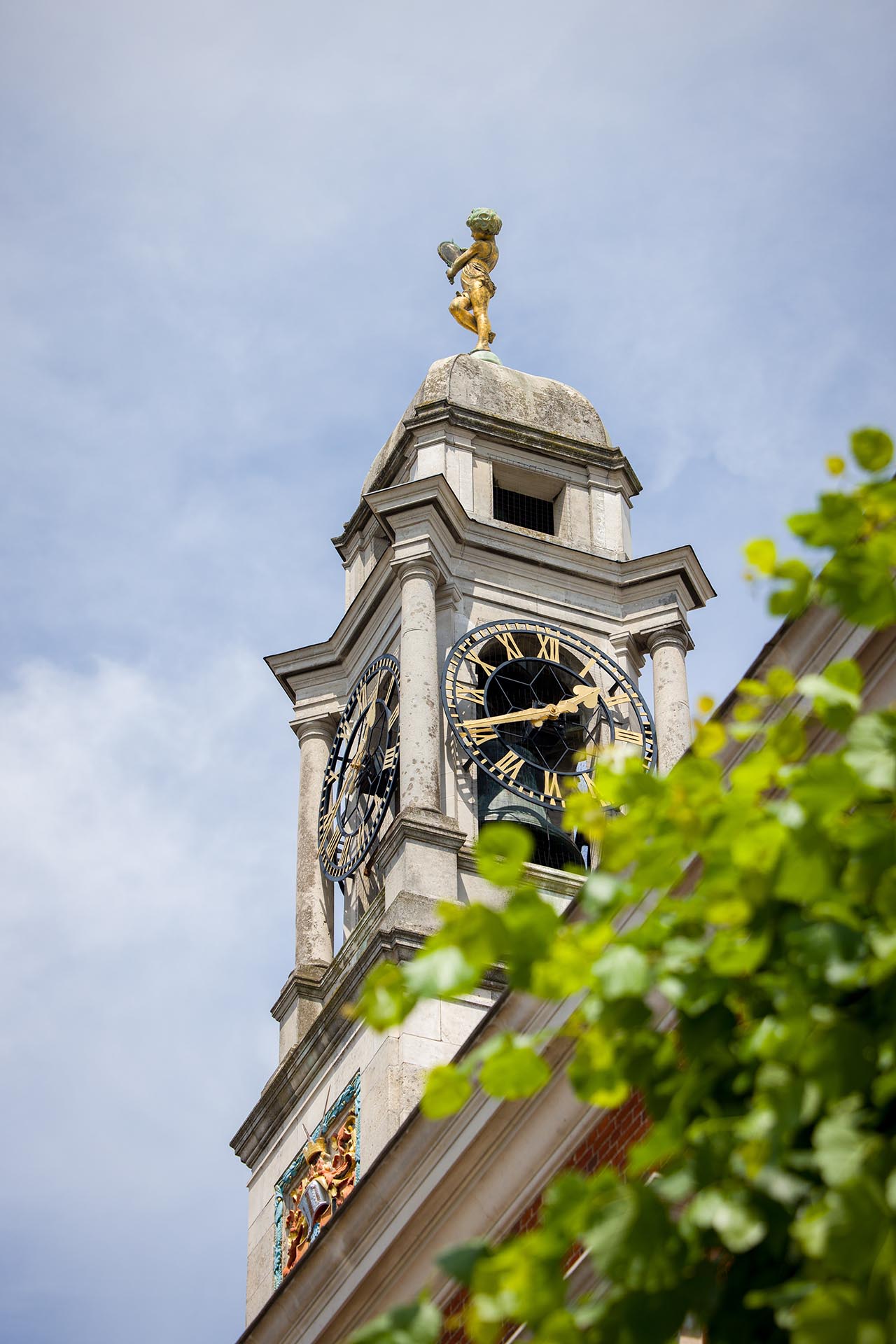 Photograph of the clocktower at Braintree Town Hall, Braintree, Essex